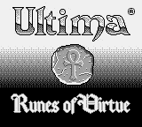 Ultima - Runes of Virtue Title Screen